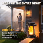 Solar Lanterns Outdoor Waterproof, Flickering Flame Solar Powered - Image 3