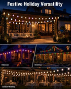 50FT RGBW Outdoor String Lights App Control Patio - Image 7