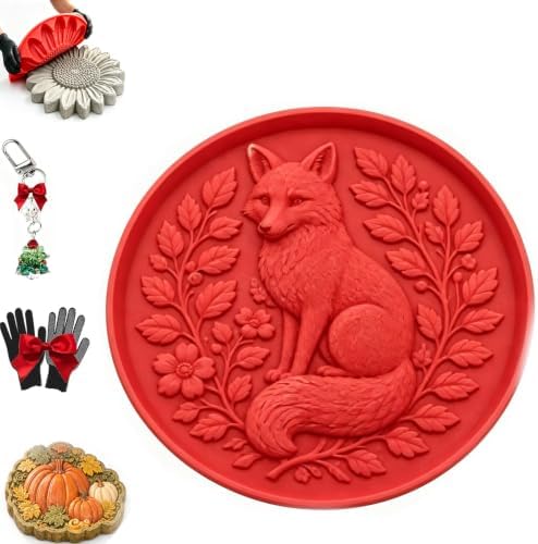 Hummingbird Garden Art Stepping Stone Mold, Reusable Sunflower Stepping Stone Molds, 3D Large Animal-Themed Garden Art Paver Molds, Heavy Duty Silicone Flower Cement Tool, for Concrete Walkway (K) by Unknown