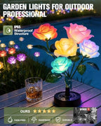 Solar Lights Outdoor, Dual Use Flower Lights with 40H Runtime - Image 5