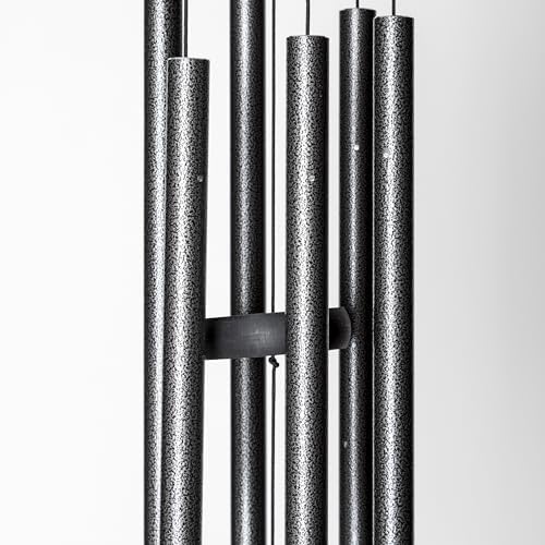 Corinthian Bells by Wind River - 27 inch Silver Vein Wind Chime for Patio, Backyard, Garden, and Outdoor Decor (Aluminum Chime) Made in the USA - Image 4