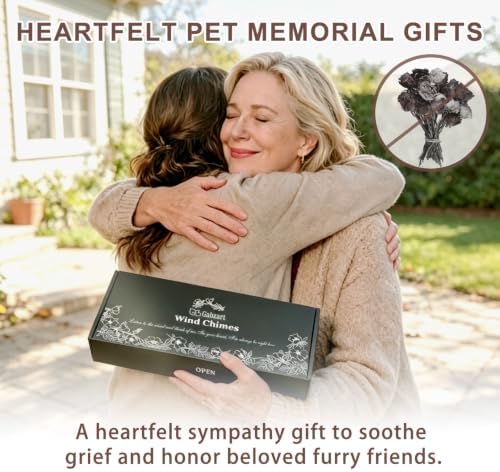 Dog Memorial Gifts for Loss of Dog, 34" Pet Memorial Wind Chimes - Image 6