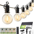 Brightown 158FT Solar String Lights Outdoor, IP65 Waterproof, Remote, Timer by Brightown