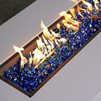 Onlyfire 10 lbs Fire Glass Diamonds 1 Inch, Reflective Fire Pit Glass Rocks - Image 6
