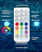 Pool Lights, Rechargeable Submersible LED Lights with Remote, IP68 Waterproof 16 Color Changing Floating Lights, Built-in Magnet Underwater Lights for Fountain, Pond, Aquarium(4 Pack) - Image 4