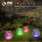 8Pcs 14 Inch Solar Powered Floating Pool Lights,RGB LED Glow in The Dark Pool Ball That Float,IP68 Waterproof for Christmas Decorations Gift Ornaments - Image 6