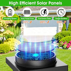 Melunar Solar Pathway Lights Outdoor, 8 Pack Solar Powered Garden Lights Waterproof, Auto On/Off Outdoor Landscape Lights for Patio, Walkway, Driveway, Lawn, Pool Decor. (Warm White) - Image 6