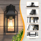 Dusk to Dawn Outdoor Wall Sconce, Waterproof Outdoor Porch Lights - Image 4