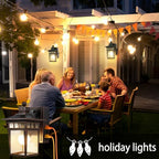 Porch Light with GFCI Outlet, 2 Pack Dusk to Dawn Outdoor Wall Lights - Image 3