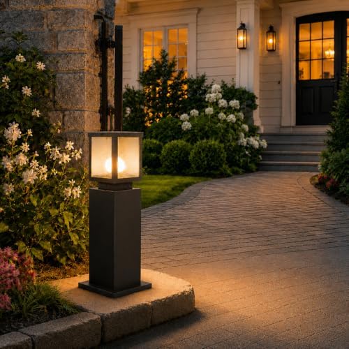Landscape Pathway Lights for Outdoor, Hardwired E26 3000K Walkway Lighting by SUSSLILighting
