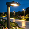 XMCOSY+ Solar Pathway Lights, 8 Pack Metal Motion Sensor Outdoor Lights by XMcosy