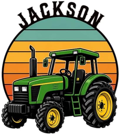 Personalized Tractor Metal Sign – Custom Farmer Name Wall, Barn, Farm, Garage, Workshop, Porch, Home, or Office Decor – Gift for Dad, Mom, Husband, Wife, Farmer on Birthday by Doladodo