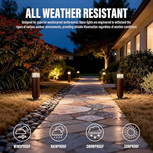 VENUS MANUFACTURING 12V Low Voltage LED Landscape Path Lighting 3W 200LM - Image 5