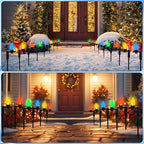 Suzile 150 Pcs Christmas Plastic Light Stakes 7.5'' Tall Xmas Yard Stakes - Image 5