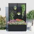 GarveeLife Metal Planter Box with Trellis and Wheels 71"x47"x16" by GarveeLife