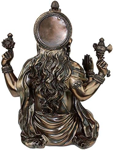 Design Toscano Sitting Ganesha Hindu Elephant Man Indian-Style Statue Figurine, 8 inches wide, 11 inches tall, Cast Stone Resin, Bronze Finish - Image 4