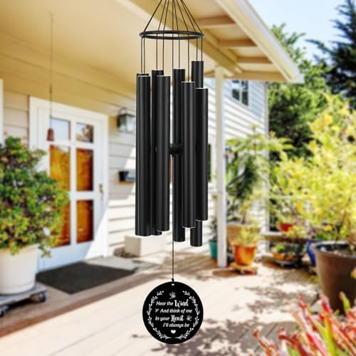Personalized Sympathy Wind Chimes, Wind Chimes for Loss of Loved Father/Mother/Lover, Commemorative Sympathy Bereavement Gifts for Condolences/Funeral - Image 5