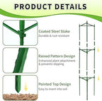 TCBWFY 6-Pack 48-Inch Adjustable Tomato Cages, Heavy-Duty Metal Plant Support Trellis for Garden and Pots, DIY Tomato Stakes, Height Adjustable 16 to 288 Inches - Image 5