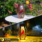 STARSOUL Solar Lantern Outdoor Waterproof, Hanging Solar Lantern for Patio Garden Yard Decor, Cardinal Memorial Gifts for Loss of Love one, Bereavement Sympathy Gift - Image 4