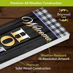 Briarwood Lane Spring Double Sided Reversible Pine Porch Leaner 47x9.5 Spring Dance For Spring Porch Leaner - Image 4