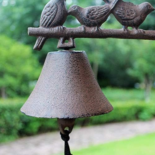 Dinner Bell,Cast Iron, Wall, Featured On an Antique Vintage ic Farmhouse Bracket Classic Cabin Metal Mount - Image 4
