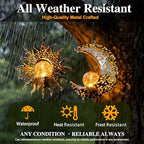 Solar Hanging Sun Moon Lights,Outdooor Lanterns Waterproof Garden Gifts - Image 4