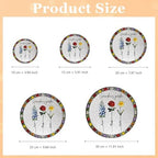 Personalized Grandma's Garden Stained Glass Suncatcher Birth Month Flowers Glass Sun Catcher, Custom Mom's Garden Window Hanging, Mothers Day Grandma Mom Ornament Gifts for Nana Women 11.81" - Image 7