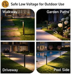 Gardenreet Brass Low Voltage L-Shaped Path Light, Bronze, G4, 3CCT, 6Pack - Image 6