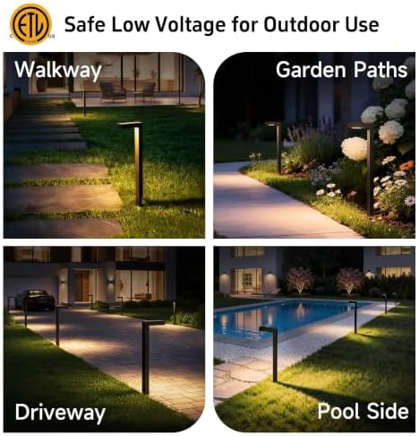 Gardenreet Brass Low Voltage L-Shaped Path Light, Bronze, G4, 4000K, 6Pack - Image 6