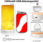 LED Flame Light, Flame lamp Candles Fire Lanterns Outdoor Hanging Lamps,USB Rechargeable Waterproof Dimmable 4 Modes Lantern,Outdoor Flickering Light Bulb with Gravity Sensing Effect&Magnetic Base - Image 6