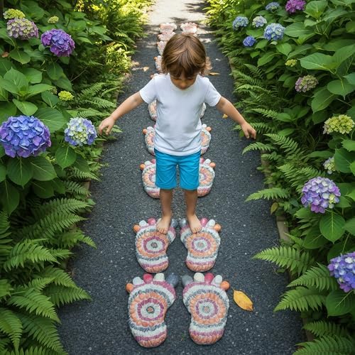 Garden Trail Paving Stone River Pebble - Outdoor Footprint Pedal Stone 2PS - Image 5