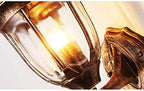 Vintage Metal Wall Lamp, Wall Mount Fixture Stylish Wall Sconces Wall Lighting Country Retro Style Glass Shade Sconce Lighting in Rust 1 Light 499054 - Image 7