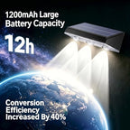 Solar Fence Lights Outdoor 20 Pack, Upgraded Brightness 3X LED Lens Fence Lights Solar Powered, 9 Fixed Colors & RGB Lights,IP65 Waterproof Solar Lights for Outside Backyard/Railing/Step/Patio - Image 4