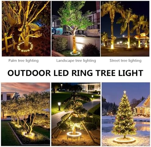 360° Tree Ring Light Outdoor, LED Landscape Spotlight - Image 3
