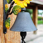 Cast Iron Wall Hanging Bell, with Bracket Dinner Bell Feel The Vibe of Traditional Family Meals and Gatherings. Made of Heavy Cast Iron - Image 4