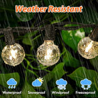 150FT LED Outdoor String Lights with Dimmable 3 Color Lights with Remote - Image 3