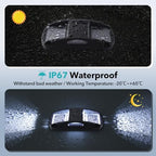 AGPTEK Solar Driveway Lights 4 Pack, Outdoor Deck Dock Marine Waterproof - Image 5