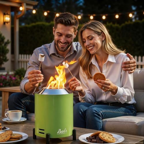 Tabletop Fire Pit Small Table Top Firepit Outdoor Smokeless Firepit Patio - Image 3