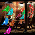 Hummingbird Solar Wind Chimes for Outside - Color Changing LED Outdoor Solar Lights Waterproof Windchimes, Home Garden Patio Yard Porch Decoration (Bird) by WCLC