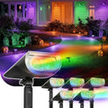 Linkind Halloween Solar Spotlights Outdoor Waterproof Multicolor 6 Pack by Linkind