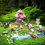 115Pcs Fairy House Kit Mini Fairy Garden Accessories Outdoor Supplies Decor - Image 6
