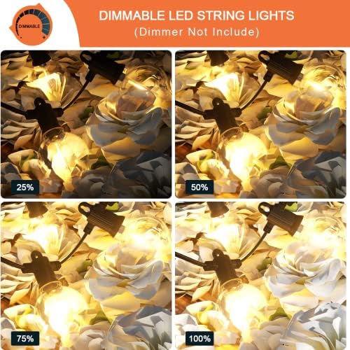 Kawaya G40 Outdoor String Lights 240FT IP65 Waterproof 2700K Patio Light - Image 5