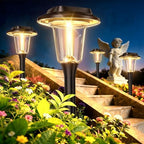 2026 New Solar Pathway Lights, 10 Pack Solar Lights Outdoor, Waterproof IP65, Upgraded Bright LED, Auto On/Off, Modern Garden Lights, Solar Powered Light for Yard, Lawn, Walkway, Driveway, Patio Decor by Lightingupyoureveryday