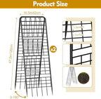 A-Frame Trellis for Climbing Plants Outdoor, 2 Pack Metal Garden Trellis - Image 3