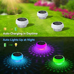 VICHTOP Solar Floating Pool Lights, RGB Color Float Pool Lights, IP68 Waterproof, Pool Decor Lighting Accessories for Inground, Above Ground Pools, Outdoor, Garden - Image 3