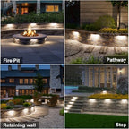 VOLISUN 7 Inch Retaining Wall Lights, 5000K Hardscape Lighting, 24 Pack - Image 5