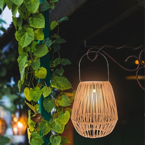Solar Hanging Lantern Decorative LED Outdoor Light for Garden Patio - Image 3