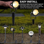 5W Spot Lights Outdoor 5000K Daylight White Flag Pole Light 12V~24V AC/DC LED Landscape Spotlights, Waterproof Low Voltage Landscape Lighting for Yard (8) - Image 5
