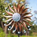 Lariander Wind Spinners Outdoor Metal Large with Stake- 84'' Wind Spinners for Yard and Garden - Windmill for Yard - Ideal Gift Metal Yard Art for Family, Friends, Garden Lovers (Willow Leaf) by WindSpinnersCollection