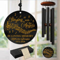 Personalized Memorial Wind Chimes for Outdoors with Custom Name and Memorial Years Singer Tribute Sympathy Gift for Loss of Loved One Music Inspired Remembrance Chimes for Family Reflection by AlpadilCo
